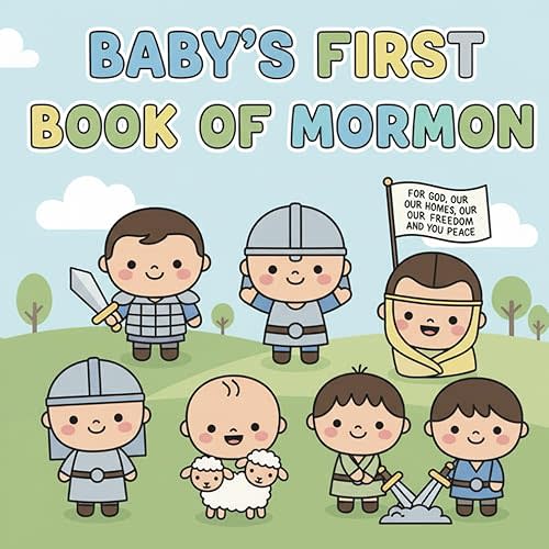 Baby’s First Book of Mormon: Gentle Stories of Faith for Babies and Toddlers: A Sweet LDS Children’s Book with Simple Words, Bright Pictures, and Book of Mormon Heroes (Baby's First Faith Stories) Paperback – September 21, 2025