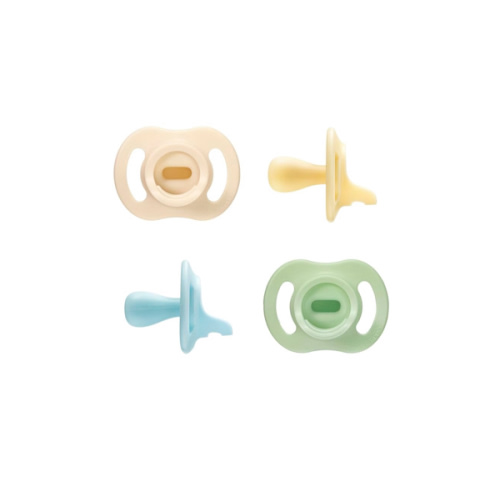 Tommee Tippee Ultra-Light StayPut Pacifier, One-Piece Silicone Design, 0-6m, 4 Pack