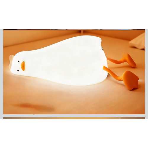 Duck Night Light, Squishy Silicone Lamp