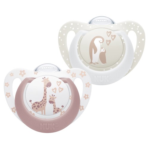 Nuk First Choice Soother Penguin/Giraffe 0-6 Months