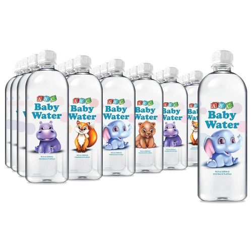 Amazon.com: ABC Baby Water Premium Distilled Water for Babies - Healthy Purified 16.9 oz Bottles - Formula, Cereal, Milk, Daily Drinking - 24 Pack : Baby