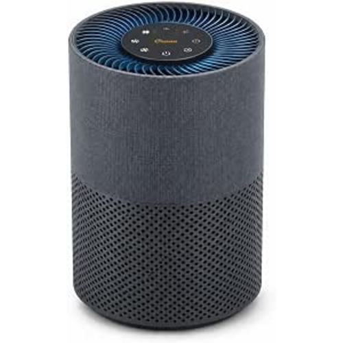 Crane True HEPA Tower Air Purifier, 500 sq ft., Air Quality Indicator Light, Black,