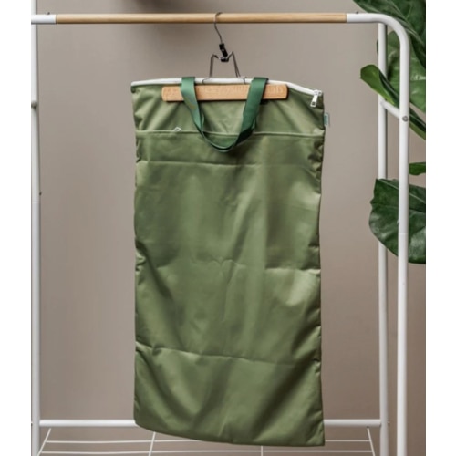 Fern Large Zipper Hanging Wet Bag, Laundry Bag with Handles