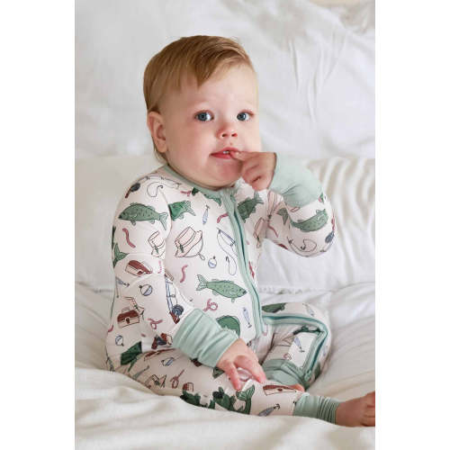 Convertible Zip Romper in Off the Hook | Caden Lane