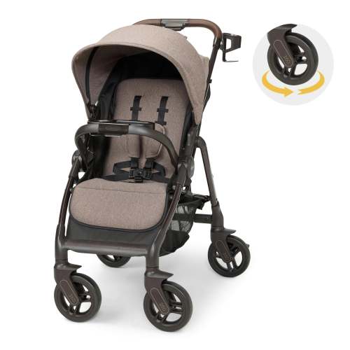 Graco Merge Stroller - Swivel Wheel Baby Stroller with 360-Degree Rotating Wheels