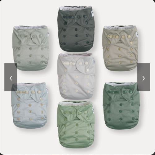 Cloth Diapers (7) in Morning Dew