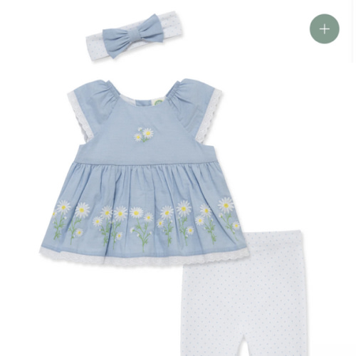 Daisy Border Tunic & Legging Set (3M-12M)