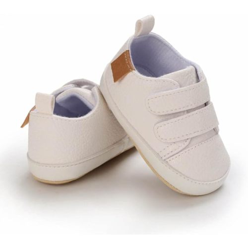 Baby Girls Boys Shoes Soft Anti-Slip Sole Newborn First Walkers Star High Top Canvas Denim Unisex Infant Sneaker - 6-12 Months Infant
