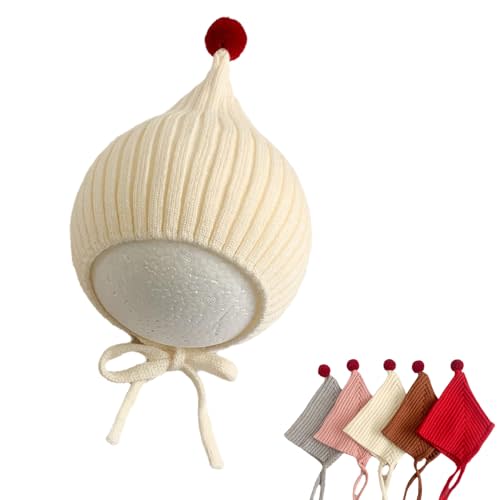 Pixie Bonnet Baby, Pixie Bonnet Toddler, with Chin Strap Warm Winter Cap for Girls Boys
