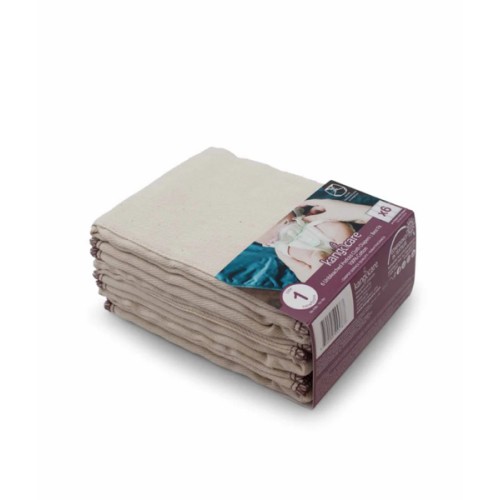 Kanga Care Unbleached Cotton Prefold Cloth Diapers (6 pk) - Size 1 ::