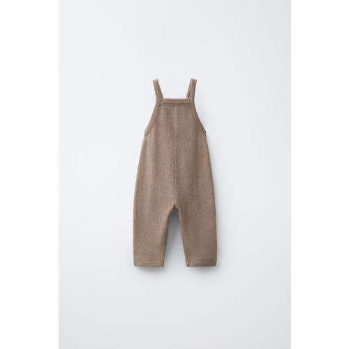 SOFT TOUCH OVERALLS - taupe brown | ZARA United States