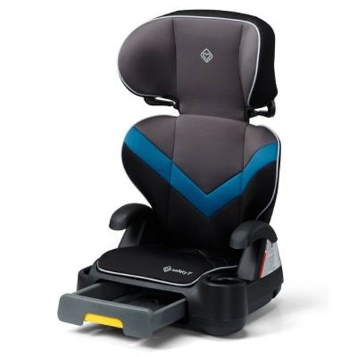 Safety 1st High Back Booster Car Seat Store N Go DLX - High Tide: Machine Washable, 7.5 lb, Forward Facing Seat