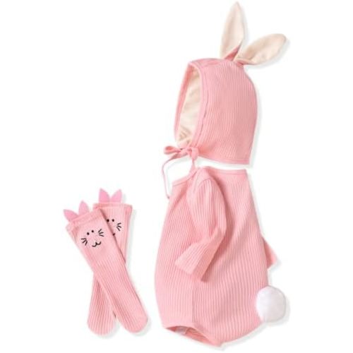Aalizzwell Infant Baby Boys Girls Easter Clothes Bunny Outfit