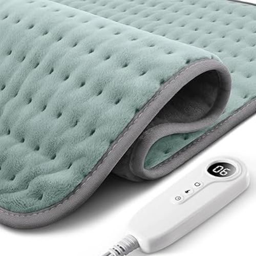 XXL Heating Pad for Back Pain Relief, Large Heating Pads Gifts for Mom Dad Wife Husband Her Grandma Christmas Valentine's Day Birthday, Heat Pad for Women/Cramps/Legs/Shoulder/Feet w/Auto Shut Off
