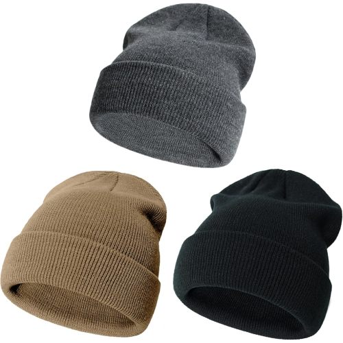 YMYDYFC Baby Beanie 3Pack Toddler Beanie Infant Knit Hat Baby Winter Hats for Boy Girl Winter Clothes Warm Knit Cap 0-6Years