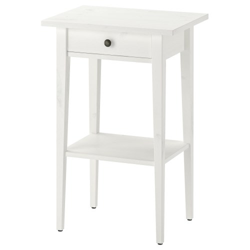 HEMNES Nightstand - white stain 18 1/8x13 3/4 "