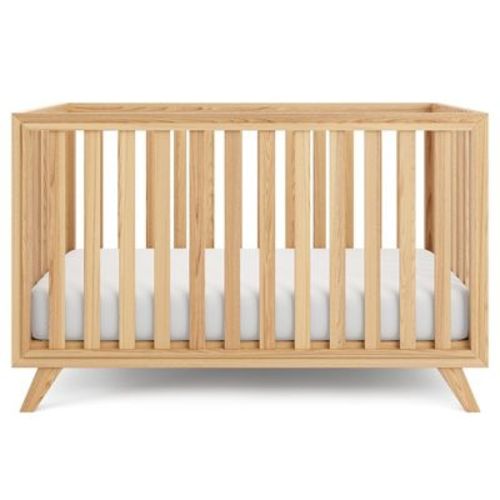 Comfy Cubs Baby Crib for 0 to 3 Years - Adjustable Mattress Height - 80 lbs Capacity Nursery Bed