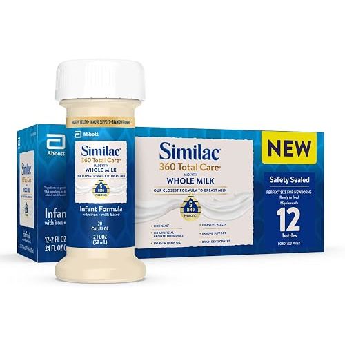 Similac 360 Total Care Made With Whole Milk, Ready-to-Feed Baby Formula