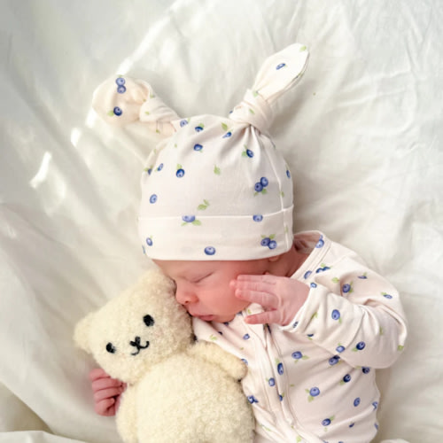 Double Knot Beanie | Blueberries