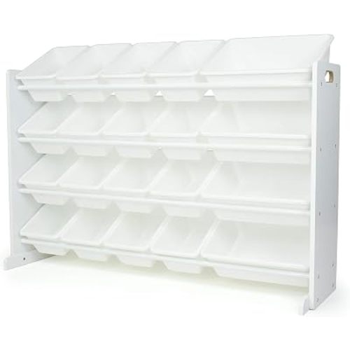 Humble Crew Kids Toy Organizer with 20 Bins, 4 Tier Storage for Playroom