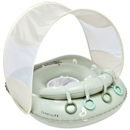 Sunnylife: Interactive Baby Float - Sammy the Seagull - Green, Pool Ring Tube