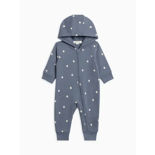 Greer Fleece Hooded Zipper Romper