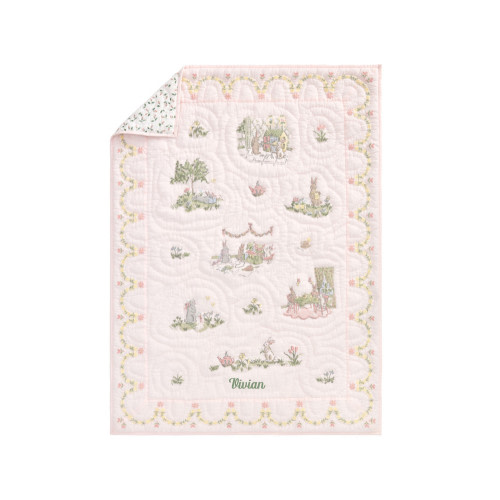 Riley Sheehey English Garden Baby Quilt | Pottery Barn Kids