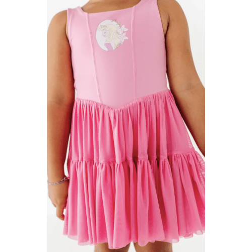 Aurora (KIDS) | Fuchia Mesh DRESS Size 5T