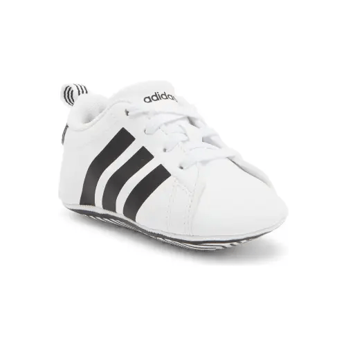 Adidas Grand Court Crib Sneaker - Black & White, Size 4