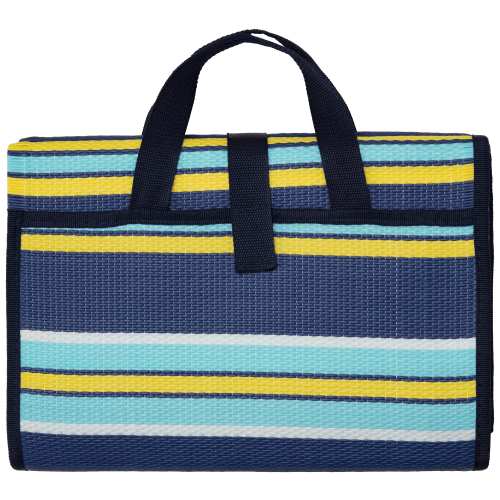 Bass Pro Shops Multi-Purpose Mat - Navy/Light Blue/Yellow Stripe