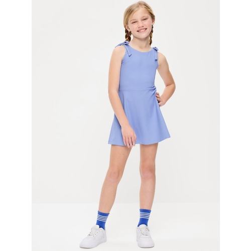 PowerSoft Sleeveless Tie-Strap Athletic Dress for Girls