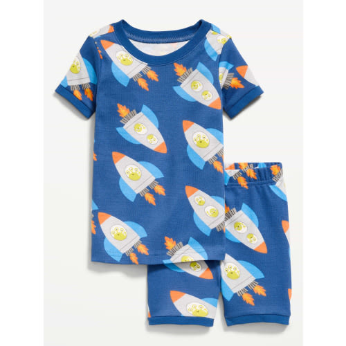 Printed Snug-Fit Pajama Set for Toddler & Baby