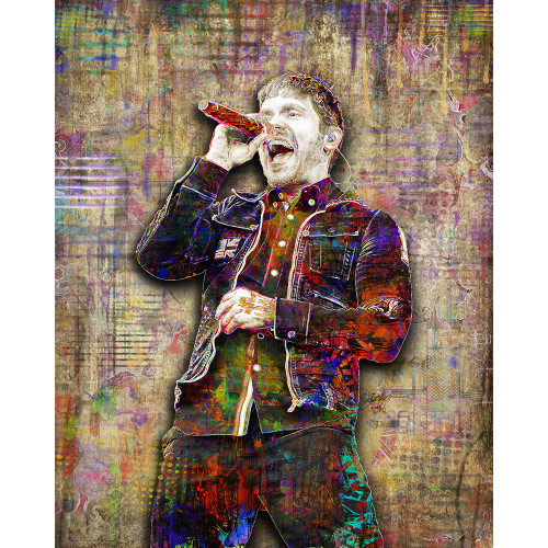Brent Smith of SHINEDOWN 13x19in Poster, Shinedown Music Tribute Free Shipping