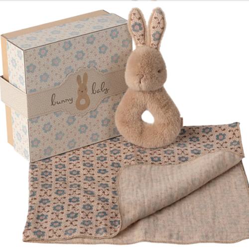 Soft Rabbit Rattle Set for Baby - Maileg - Maileg USA