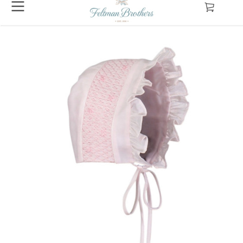 Girls Smocked Bonnet | Feltman Brothers