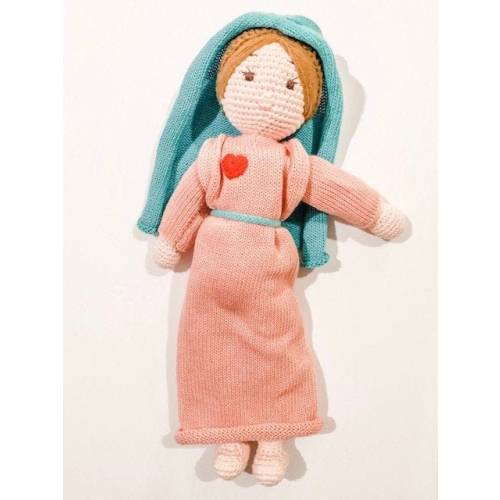 Blessed Mother Knit Doll | Mary Doll | Mary on the Mantle | Our Lady of Grace Doll | Catholic Doll | Holy Family | Mother Mary