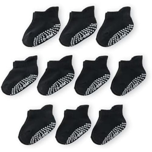 Fruit of the Loom Cotton Grip Socks for Baby and Toddler