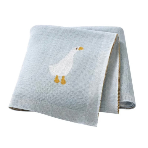 Goose Knitted Blanket