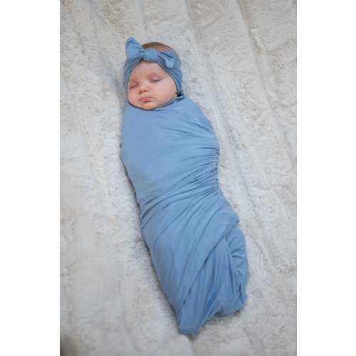 Baby Swaddle Set: Periwinkle – Lila