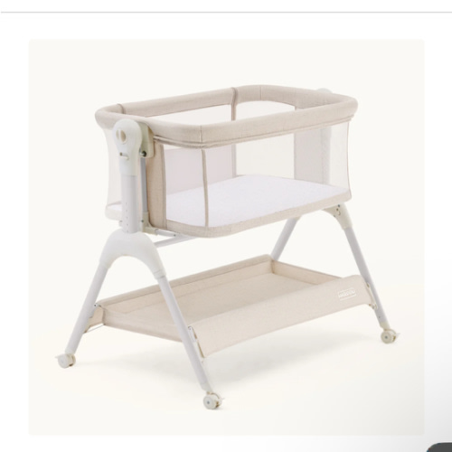 HARPPA Cuddly Sway | 3-in-1 Rocking Baby Bassinet & Bedside Sleeper with Anti-Reflux Mattress for Newborns | Attaches to Bed, Adjustable Height, Tool-Free Setup, Portable Wheels, CPSC Certified, Gentle Rocking Motion | Ideal for Infants, Safe Co-Sleeping