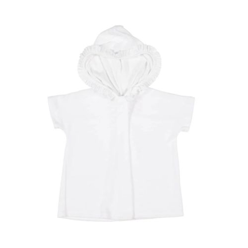 Knitted Terry Hooded Kimono Coverup