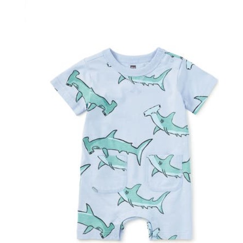 Double Pocket Baby Romper, 0-3M