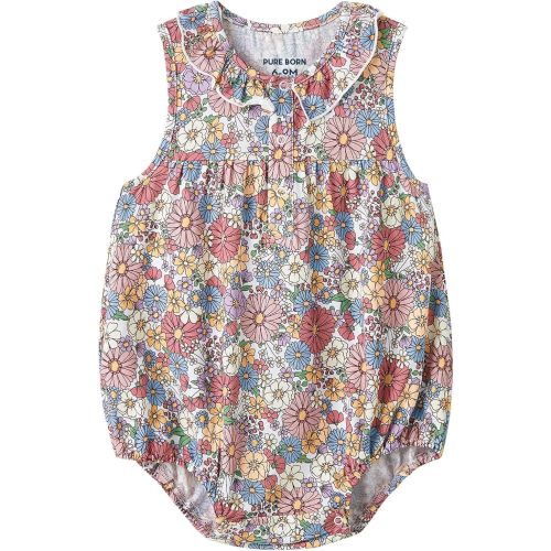 pureborn Baby Girls Boys Bodysuit One-Piece Romper 0-24 Months