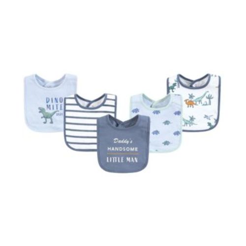 5Pk of Soft Interlock Baby Bibs