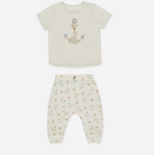 Tee + Slouch Pant Set || Anchors – Rylee + Cru