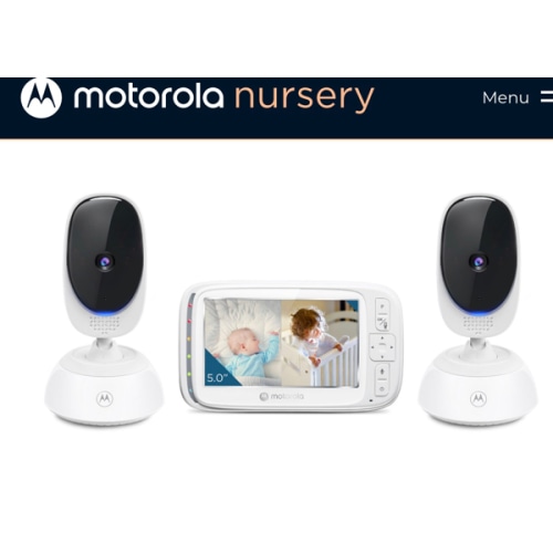 Motorola Nursery | VM 75-2 Video baby monitor 2 camera set