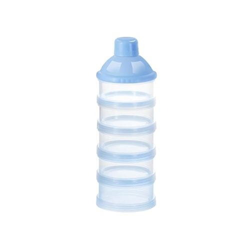 Accmor Formula Dispenser On The Go, 5 Compartments Stackable Formula Container for Travel, Baby Milk Powder Kids Snack Container, BPA Free
