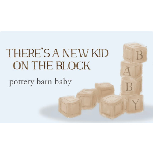 E Gift Card- Pottery Barn Kids