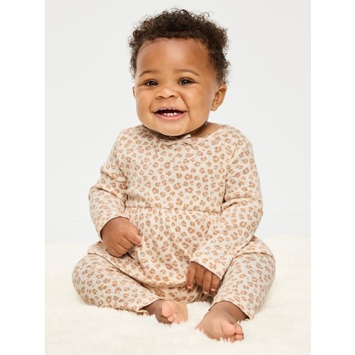 Long-Sleeve Pointelle-Knit Top and Pants Set for Baby