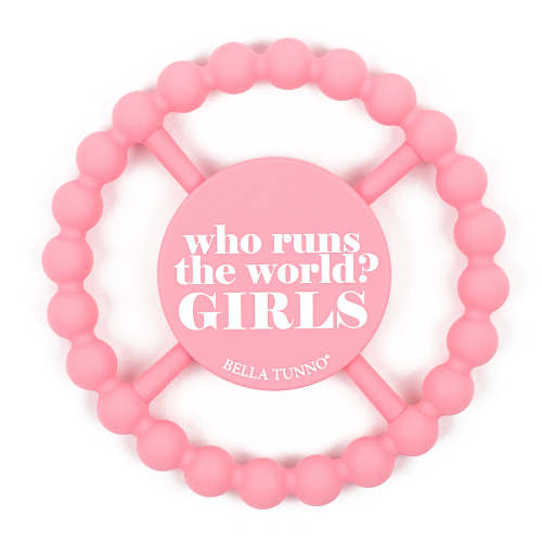 Who Runs the World Happy Teether